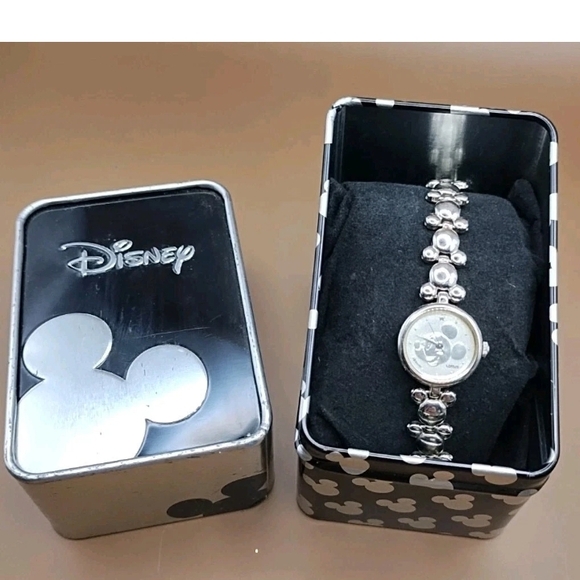 Disney Other - Lorus Disney Silver Mickey Mouse Watch & Case